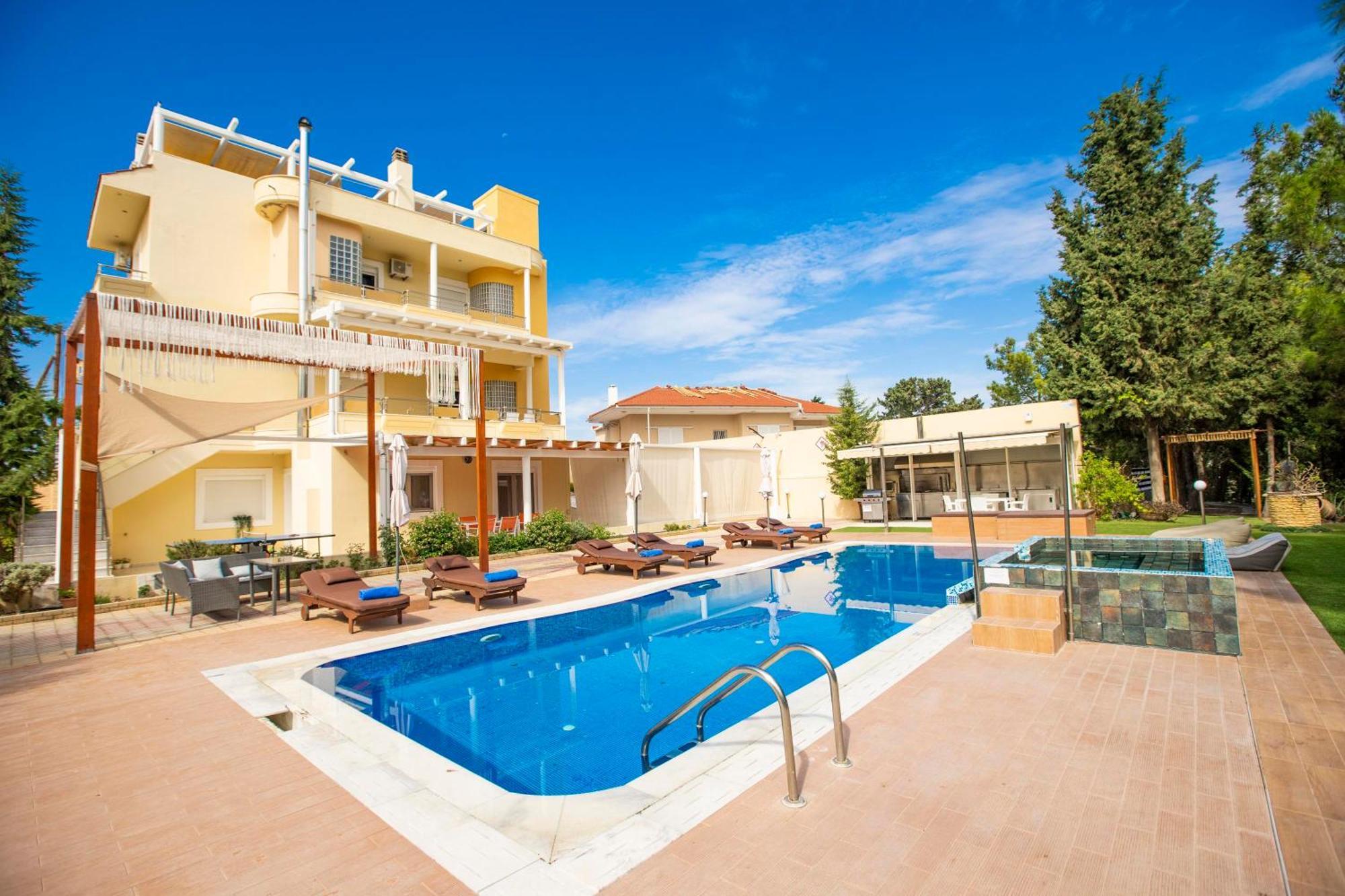 Kallithea Breeze Luxury Villa Коскину Экстерьер фото
