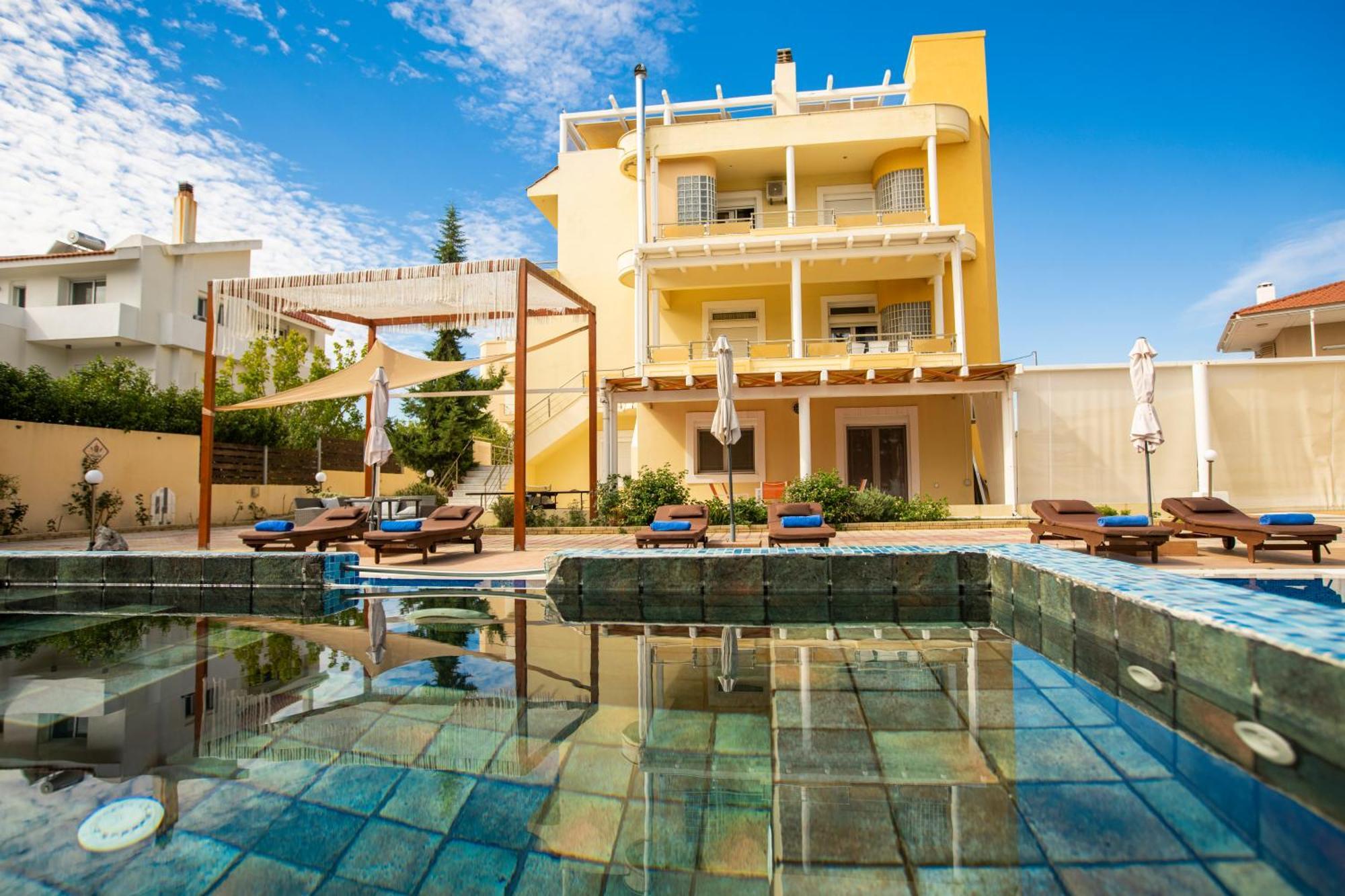 Kallithea Breeze Luxury Villa Коскину Экстерьер фото